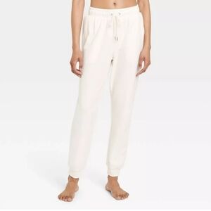 Women's Fleece Jogger Pants - Auden™ Cream XL